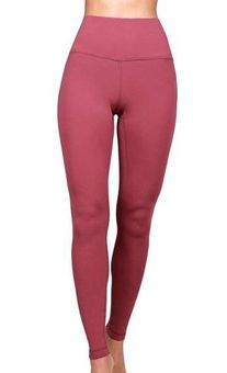 Yogalicious Soft High Waisted Tummy Control Ankle Leggings with Pockets  Pink Size XS - $4 - From Sara