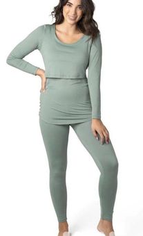 Jane Nursing Pajama Set | Sage