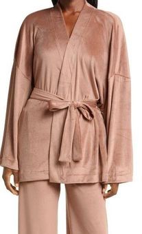 Skims Velour Robe in Brown