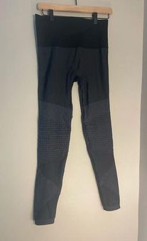 Spanx medium grey and black leggings like new! Never worn, too