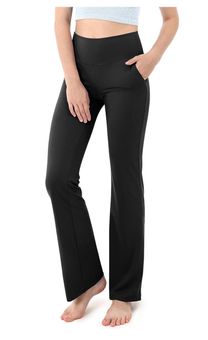 ODODOS Straight Leg Yoga Pants for Women with Pockets, XXL - $20