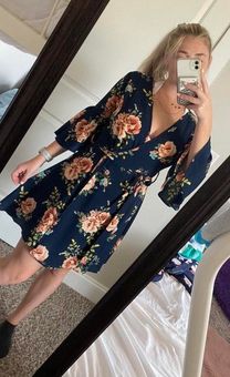 charlotte russe wrap dress
