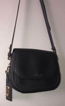 Marc Jacobs Rider Leather Crossbody Bag (Black  