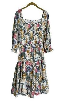 Marta Smocked Midi Dress | Summer Floral