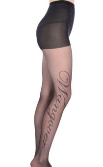 Alexander Wang sheer logo tights  Wang clothing, Alexander wang