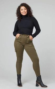 Spanx 20311R Stretch Twill Olive Green Ankle Cargo Pants Size Small - $79  New With Tags - From Lauren