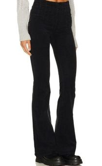 JAYDE CORDUROY FLARE PANTS - BLACK – FLAIR ON 3RD