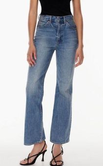 Aritzia Denim Forum size 28 the Marlene 60s high rise flare 30L blue jeans  NEW - $67 New With Tags - From Pre Loved