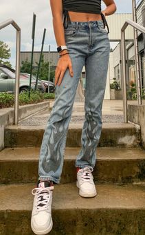 Adika Flaming Hot Jeans Blue Size XS 
