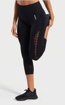 Gymshark Energy Seamless Crop Legging Black - $30 (40% Off Retail) - From  Emma