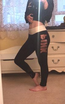 PINK - Victoria's Secret Yoga Pants Black - $15 (57% Off Retail