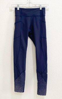 Lululemon Tight Stuff Tight 2 II scalloped leggings size 2 - $50