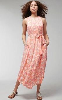 SOMA SOFT JERSEY HANDKERCHIEF BRA DRESS IN DREAM IKAT HEARTFELT PINK SIZE L  NEW Size L - $45 New With Tags - From Trendshoppe