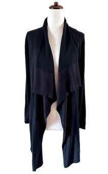 Waterfall Cardigan in Black