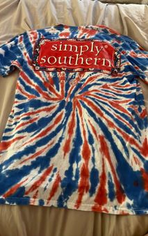 Sale Simply Southern Preppy Classic Logo Pattern T-Shirt