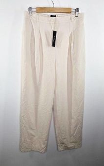 Lulus Posh Company Ivory Pleated High-Waisted Trousers Women's Size X-Large  NWT - $42 New With Tags - From Taylor