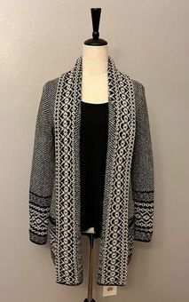 Lucky brand border on sale cardigan