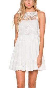 Free People Emily White Crochet Halter 