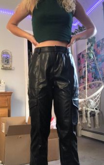 Rue 21 Black Leather Pants Size M - $17 
