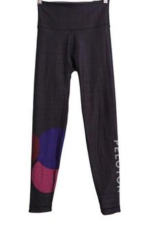 Peloton WITH x Womens Leggings Pants Pink Black Mid Rise Houndstooth  Athletic M Size M - $50 - From Stephanie