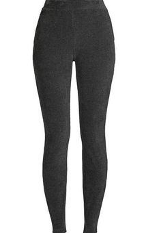 Lands'End New Women's Gray Sport Cord Leggings XS - $19 New With Tags -  From Lady