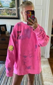 Boys Lie Tie Dyed Perfect Match Sweatshirt Pink Size XL 95 36