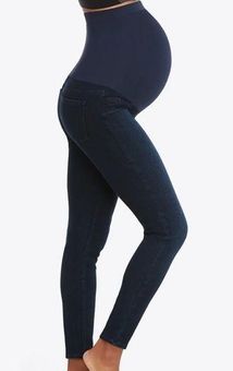 Spanx Mama Ankle Jean-ish White Maternity Leggings Women's Medium