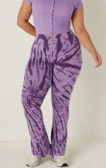 Victoria's Secret PINK Crossover Flare Leggings Purple Size M - $33 (45%  Off Retail) - From Tawnie