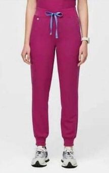 FIGS Zamora Jogger Style Scrub Pants for Women - Raspberry Sorbet