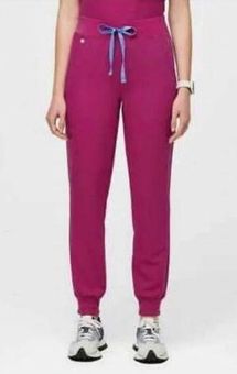 FIGS Women's Zamora High Waisted Jogger Scrub Pants- Raspberry Sorbet Size  L - $45 - From Jaimee