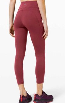 Lululemon Invigorate High-Rise Tight 25 Chianti Red Size 8 - $66 (48% Off  Retail) - From Ashleigh
