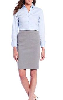 Calvin Klein Pinpoint Oxford Blouse Blue - $15 (70% Off Retail) - From Megan