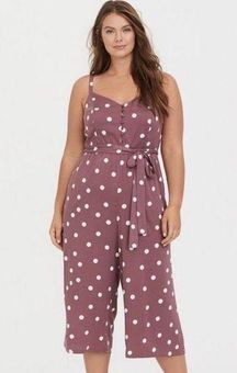 torrid, Pants & Jumpsuits, Torrid Floral Purple Jumpsuit Size