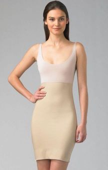 Spanx Hide & Sleek full slip dress shapewear in nude size S small