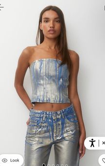 Corset-style bandeau top - PULL&BEAR