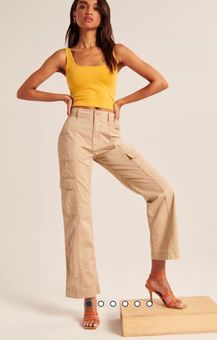 Abercrombie & Fitch Relaxed Utility Pants Tan Size 26 - $60 (25