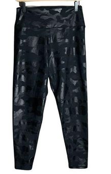 Sage Collective Foil Camo-Print Leggings High Waist Black Size undefined -  $28 - From Melissa