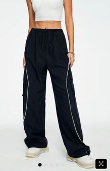 Edikted Colorblock Cargo Pants Black Size XS - $33 New With Tags