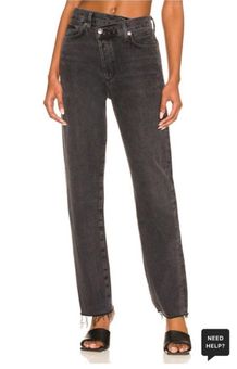 AGOLDE CRISS CROSS STRAIGHT JEAN