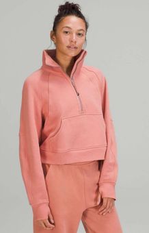 Lululemon Scuba Oversized Funnel Neck Half-Zip Hoodie In Pink Savannah -  $95 (19% Off Retail) - From Lizanne