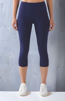 Lululemon Blue Align Crop Leggings High Rise Pants 4 - $71 - From