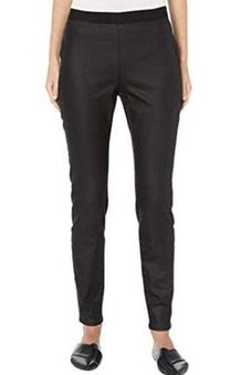 Eileen Fisher Black Pull On Coated Organic Cotton Leggings Size XL - $79 -  From Bryan