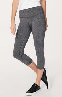 Lululemon Wunder Under High Rise Crop 21” Gray Size 6 - $35 (64% Off  Retail) - From Jessi