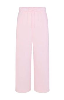 SKIMS NWT Cotton Fleece Classic Straight Leg Pant Cherry Blossom Womens  Size small Pink - $125 New With Tags - From kaylee