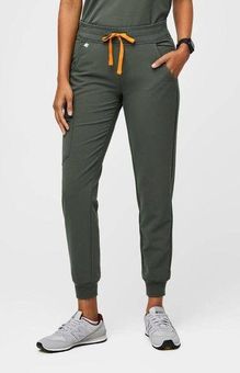 FIGS Zamora Scrub Joggers Moss Olive Green Orange Womens Medium Petite Pants  MP Size undefined - $46 - From Jillian