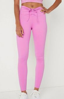 PINK - Victoria's Secret PINK ADJUSTABLE WAIST RUCHED LEGGINGS