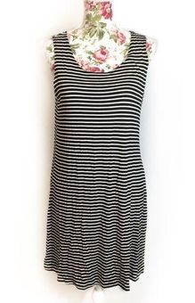 Marc by Marc Jacobs Womens Striped Scoop Neck Tank Dress