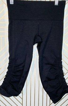 Lululemon In The Flow Crop II Heathered Deep Coal Size 2 - $45 - From Bryan