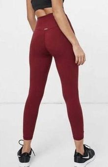 Aerie Chill Play Move Womens High Waisted Pink Leggings size