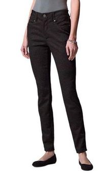 Simply Vera Vera Wang High Waist Skinny Ponte Pants Black Ladies